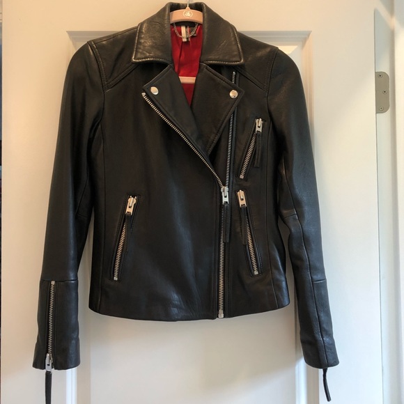 Topshop Rosemary Leather Biker Jacket *PRICE FIRM* - Picture 2 of 8